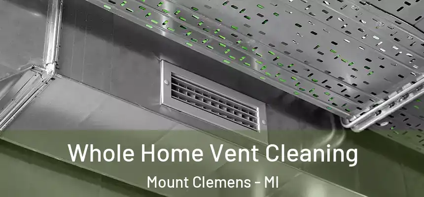 Whole Home Vent Cleaning Mount Clemens - MI